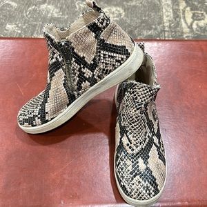 Snake skin sneakers